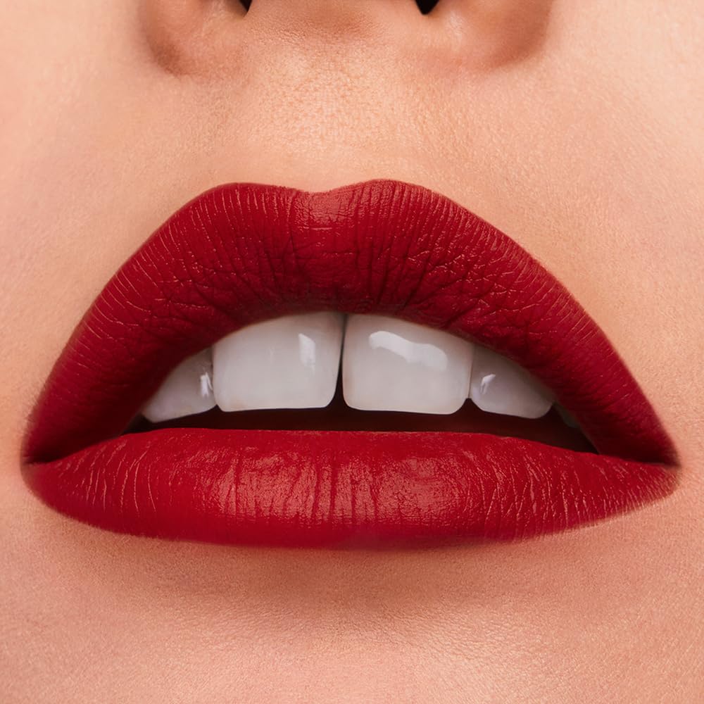Estée Lauder Pure Color Long-Lasting Matte Lipstick for Women with Matte Finish | Plumping & Nourishing, 0.12 Ounce, 606 Red Ego