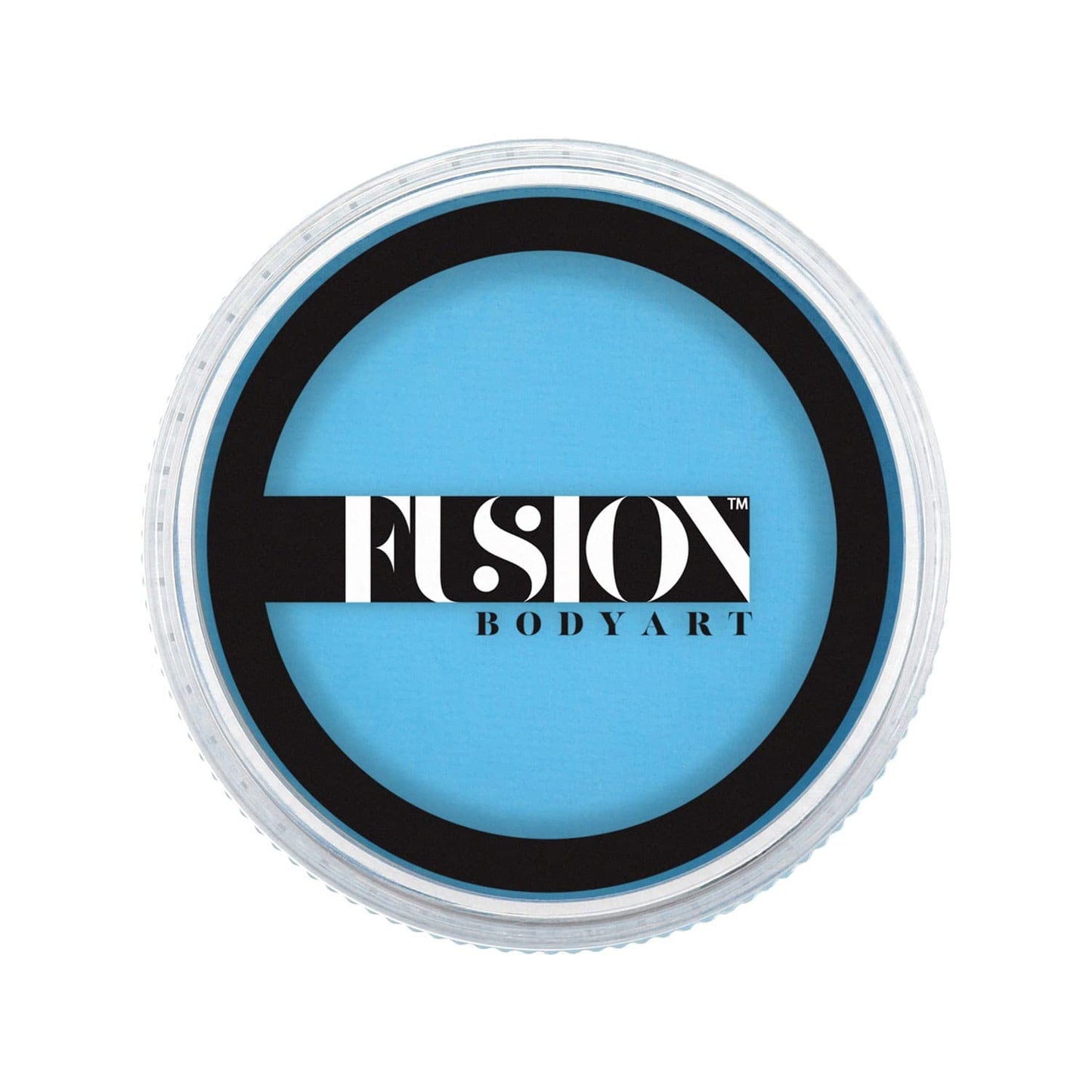 Fusion Body Art Pro Face Paint | Prime Light Blue (32gm), Professional Quality Water Activated Face and Body Paint Supplies Single Makeup Cake