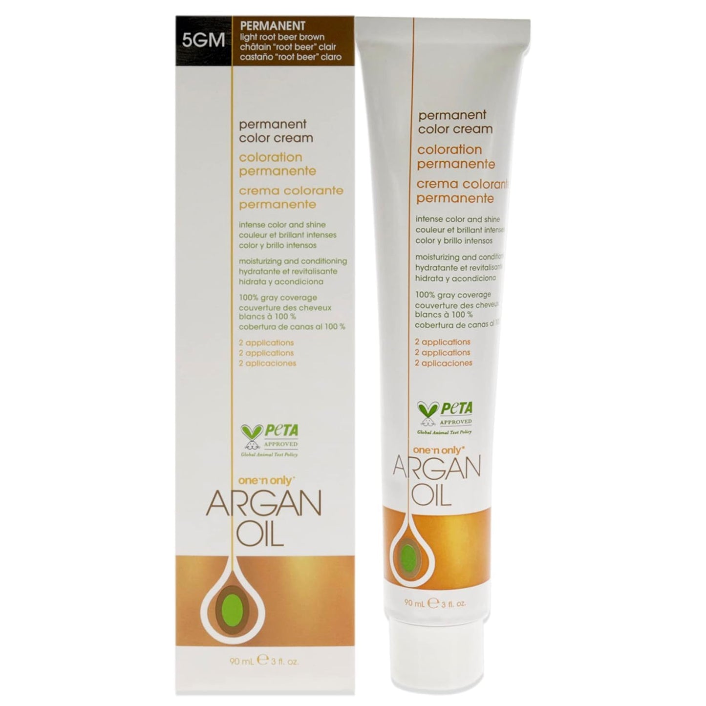 One N' Only Permanent Hair Color - Permanent Hair Dye Made with Argan Oil - Delivers Rich, Accurate Tones with Gray Coverage - Improves Moisture