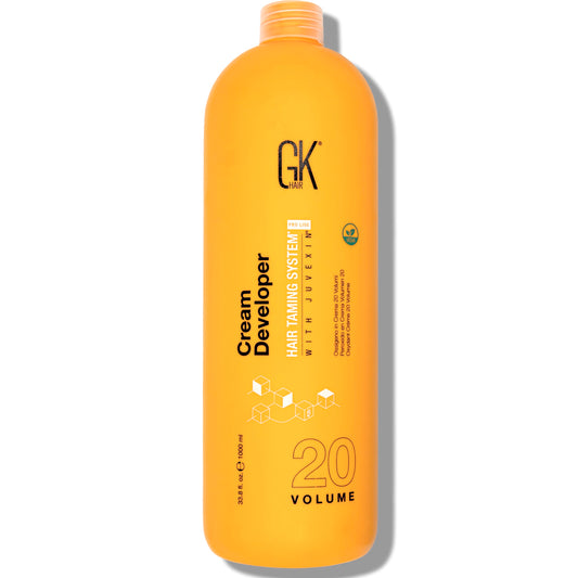 GK HAIR Vegan Professional Hair Creme 20 Volume Developer 33.8 Fl Oz for Hair Coloring Bleach - High-Performance Long Lasting Semi-Permanent Hair Beauty & Personal Care GK HAIR