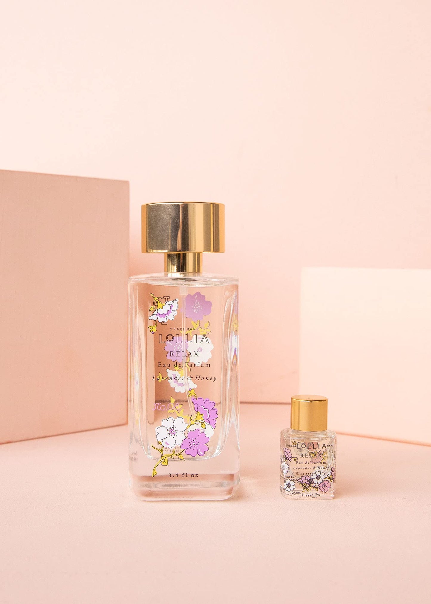 LOLLIA Relax Eau de Parfum Bundle | A Beautifully Captivating Perfume | Sophisticated, Modern Scent Featuring Blushing Fragrance Notes