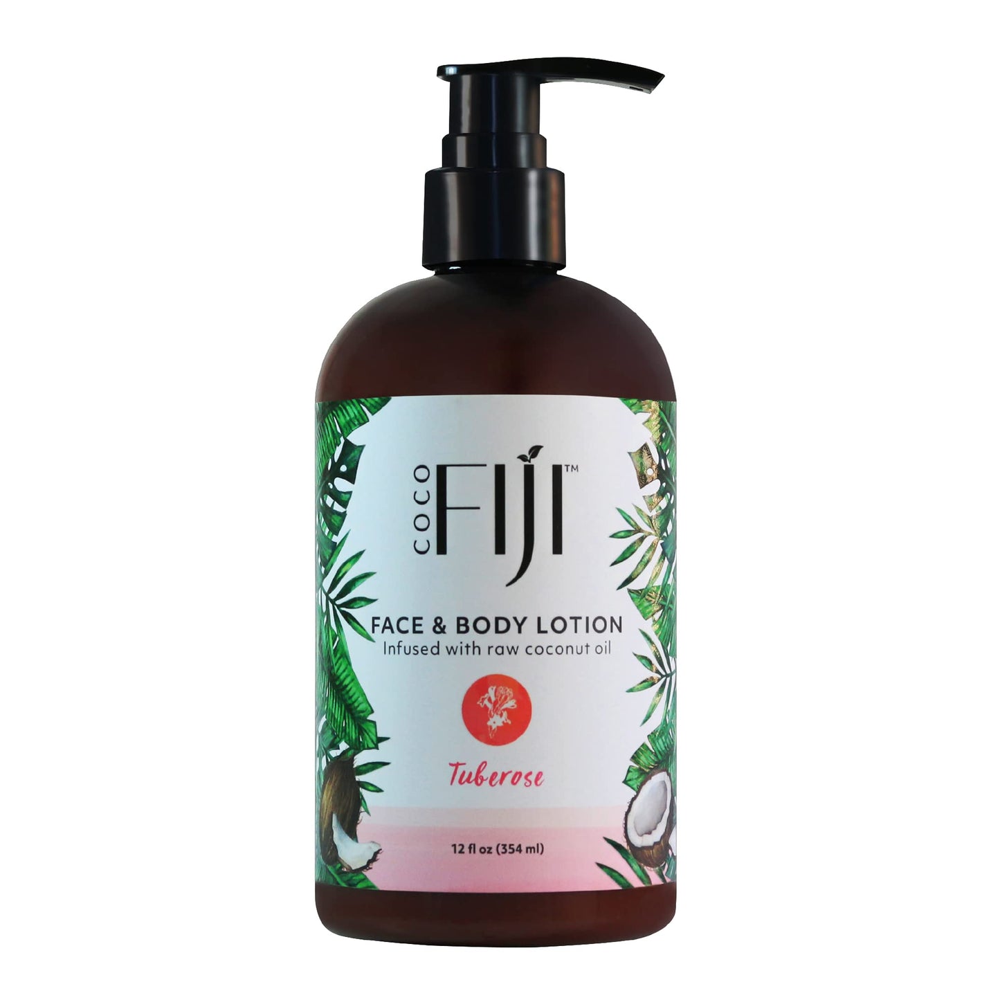 Coco Fiji Face & Body Lotion Infused With Coconut Oil | Lotion for Dry Skin | Moisturizer Face Cream & Massage Lotion for Women & Men | Tuberose 12
