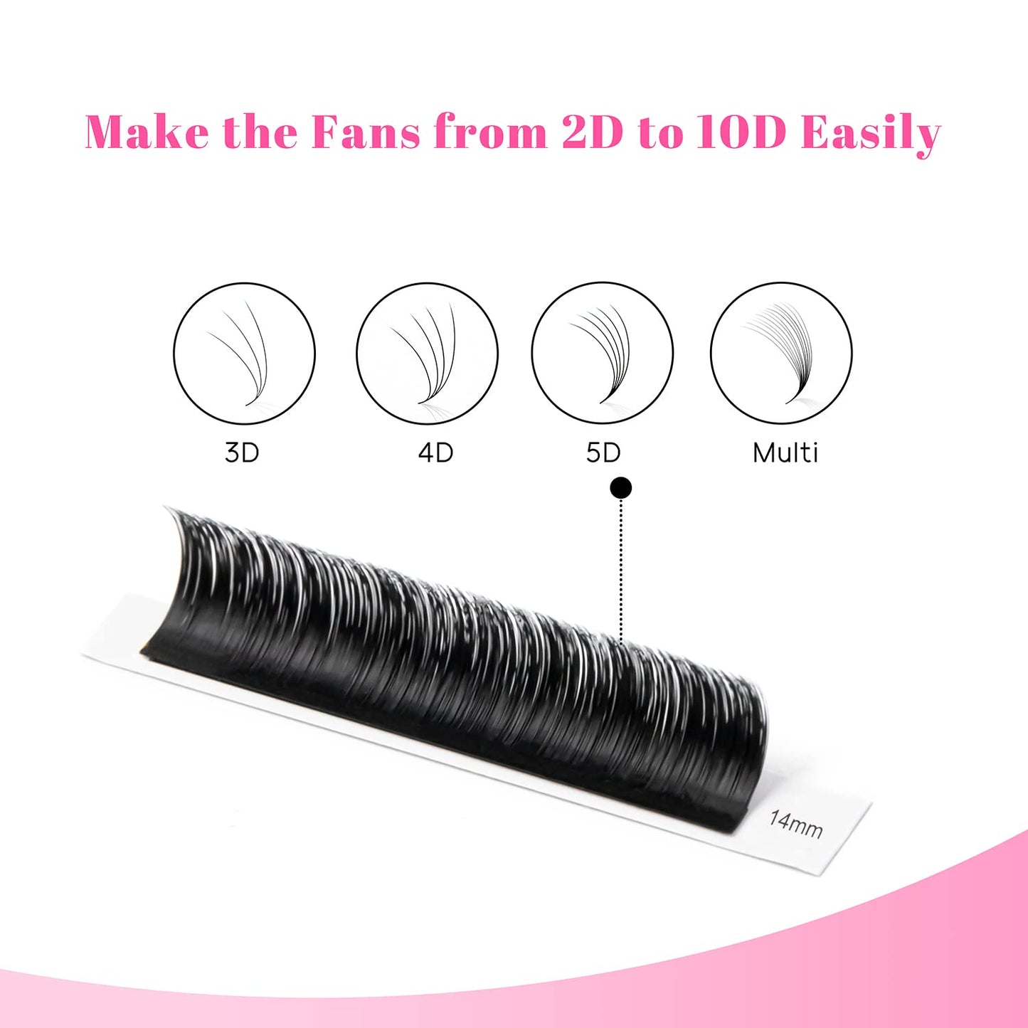 TDANCE Colorful Easy Fan Volume Lashes Eyelash Extension Supplies Rapid Blooming Volume Eyelash Extensions Thickness 0.07 DD Curl Mix 8-15mm Self Beauty and Personal Care TDANCE