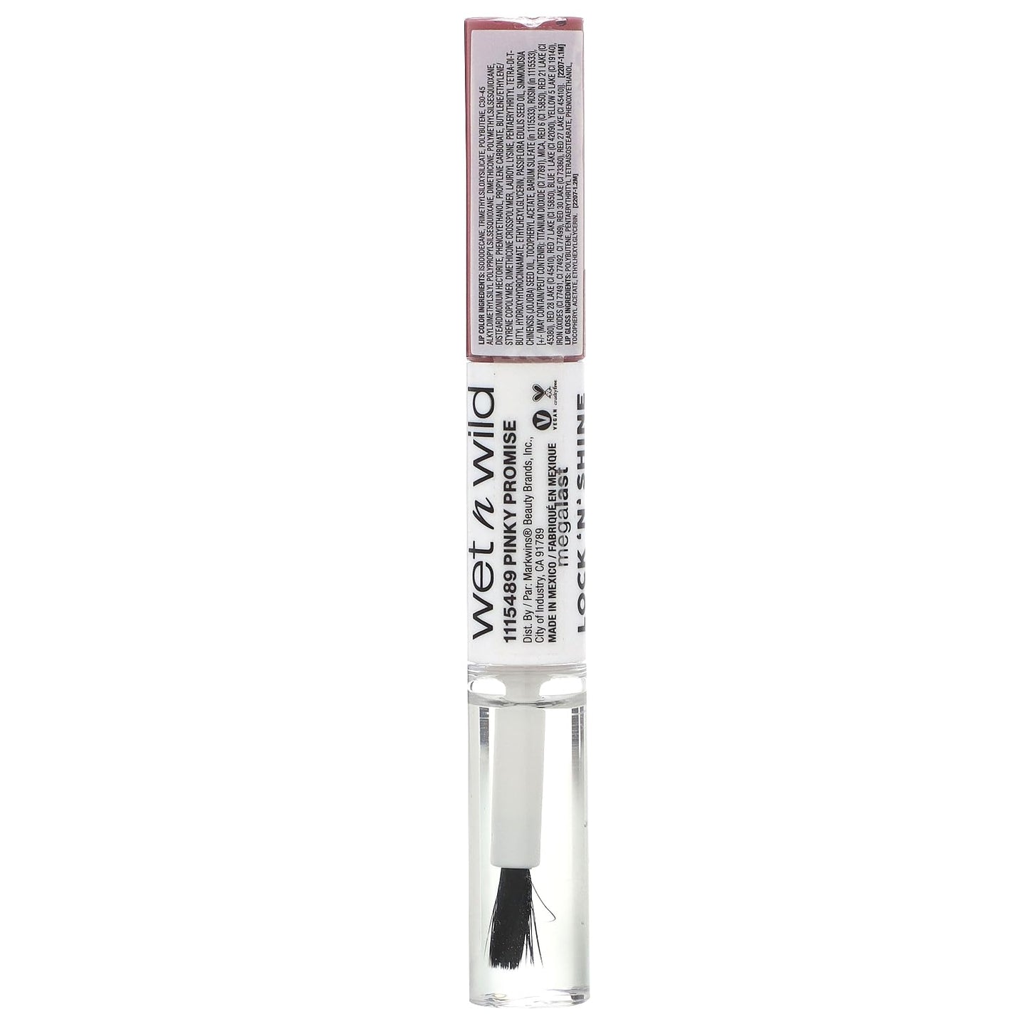 wet n wild Megalast Lock 'N' Shine Lip Color + Gloss Lipstick Pinky Promise