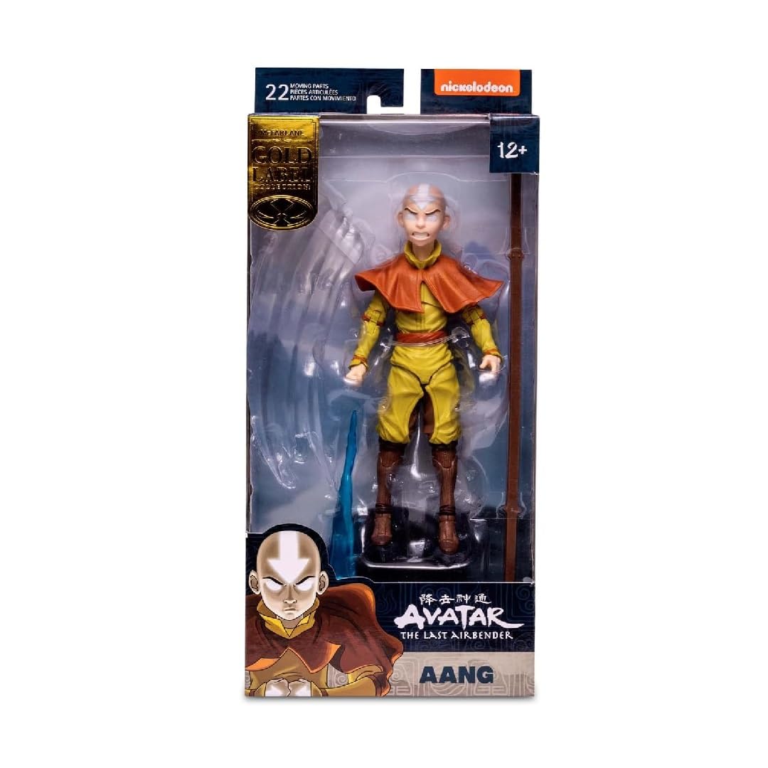 McFarlane Toys Avatar The Last Air Bender Aang Avatar Stare 7" Action Figure with Accessories
