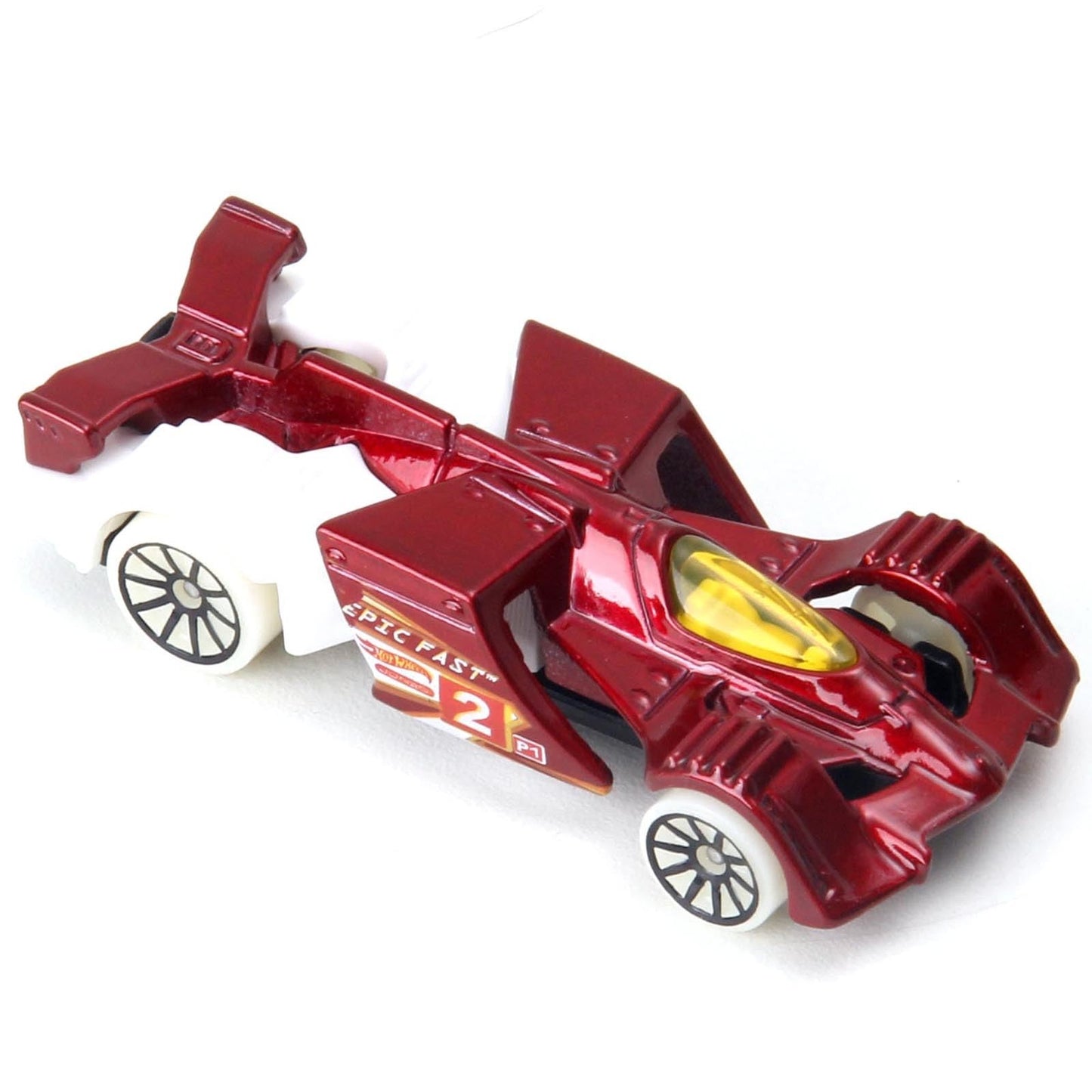 Hot Wheels 2015 Night Storm - Epic Fast [Metalflake Red] Card 170/250