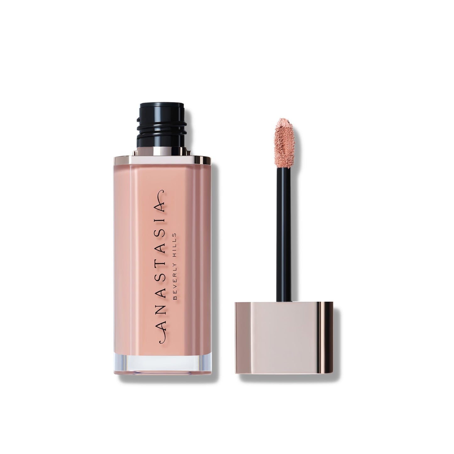 Anastasia Beverly Hills Lip Velvet - Soft Matte Velvet Lip Mousse with Full-Pigment Color for Smooth Blurred Lips and Lightweight Comfortable Wear - Peachy Nude
