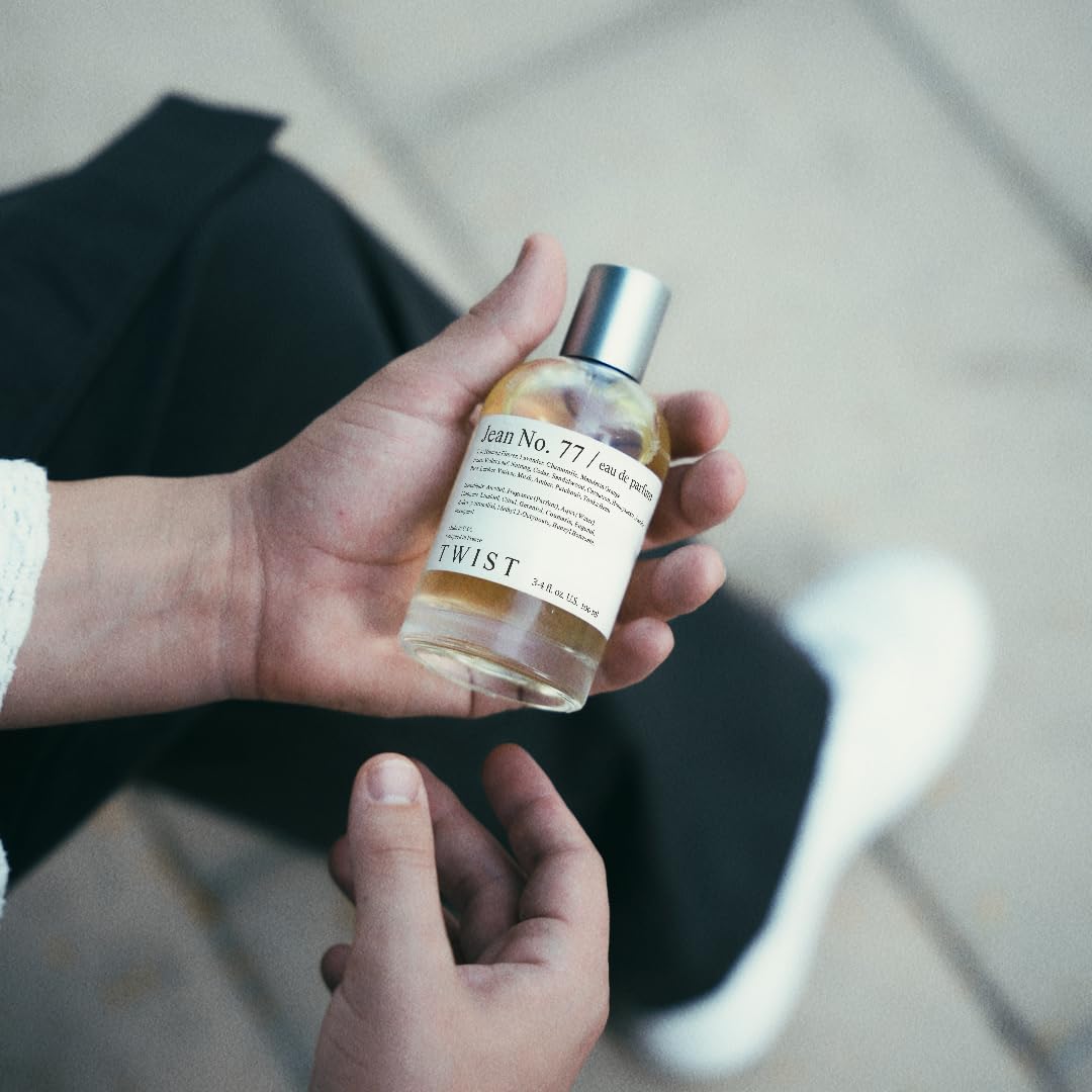 Twist Jean No. 77 - Eau De Parfum Inspired by D. Fahrenh. Long-Lasting Perfume For Men, Paraben Free, Vegan, Clean Ingredients, Fragrance - Spray 100 Beauty & Personal Care HOUSE OF TWIST