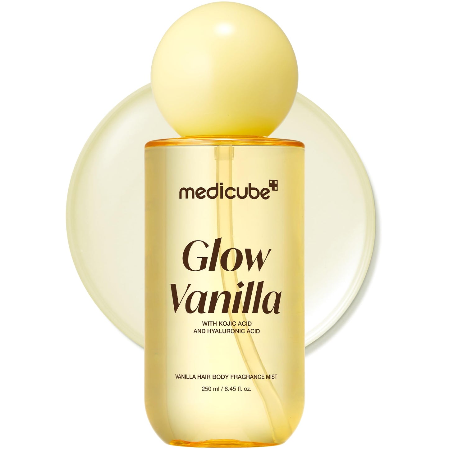 medicube Glow Vanilla Hair & Body Fragrance Mist | Sweet Creamy Vanilla Musk Perfume Mist with Niacinamide and Hyaluronic Acids | Freshness, Odor Care Beauty and Personal Care medicube Default Title
