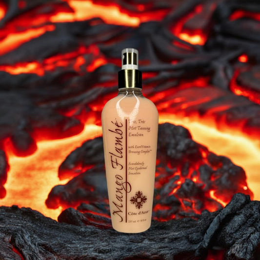 John Abate Mango Flambe Tres Tres Hot Tanning Accelerator 8 Oz.