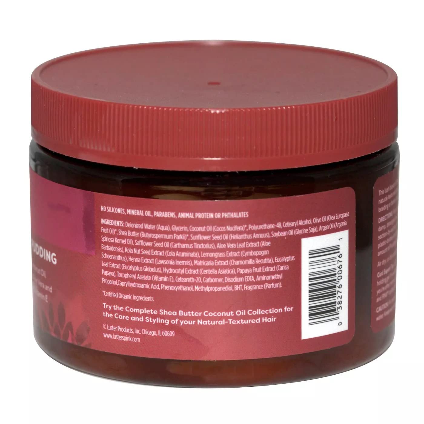 Luster's Pink Curl And Twist Pudding, 9.5 Ounce