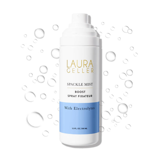 LAURA GELLER NEW YORK Spackle Mist Boost Setting Spray with Electrolytes - Long-Lasting Makeup Spray with Blue Light Protection - Dewy Skin Makeup
