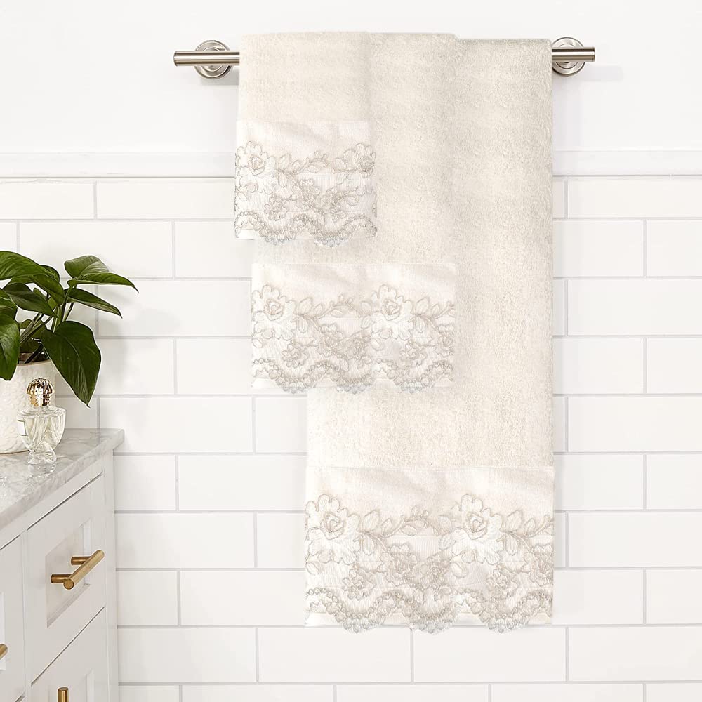 Rose Vine 3PC Towel Set