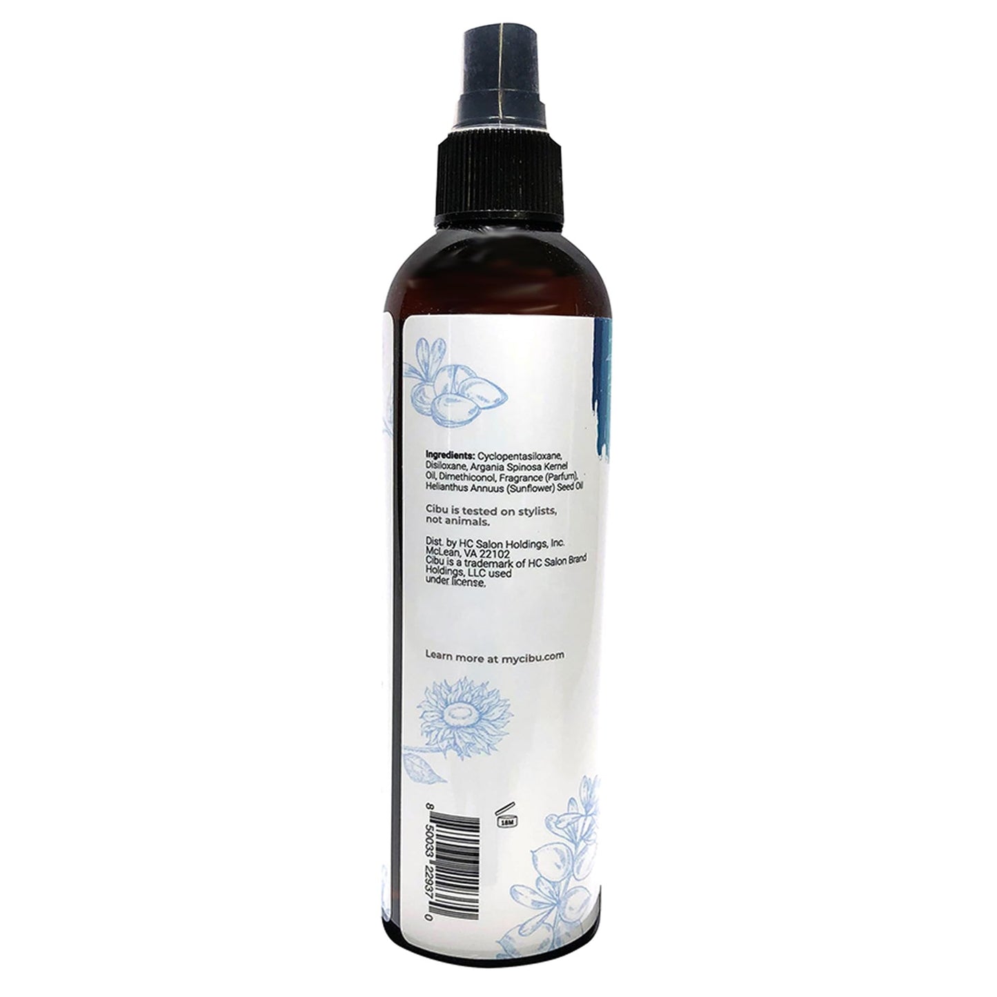 CIBU Blow Dry Accelerator | Styling Spray for Quickly Drying Hair | At-Home Frizz Treatment | Heat Protectant | 8 Ounces