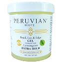 Peruvian white Braid, Loc, and Edge Gel EXTRA HOLD for Relaxed & Natural Hair, 16 oz. (Apple Cider Vinegar)