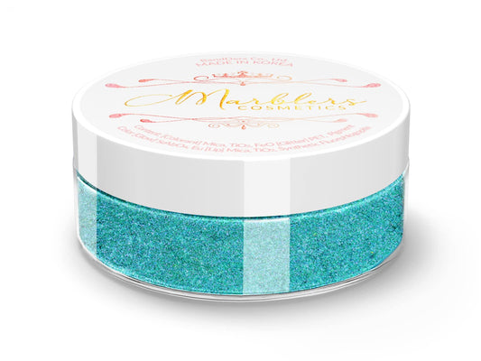MARBLERS Chunky Natural Mica Powder [Capri Pearl] 0.11oz (3g) | Highly Pigmented | Non-Toxic, Vegan, Cruelty-Free | Eyeshadow, Body Butter, Nail