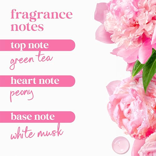 Dove Body Wash Renew Peony & Rose Oil For 24hr Lotion-Soft Skin Moisturizing Skin Cleanser with No Sulfates No Parabens 20 oz