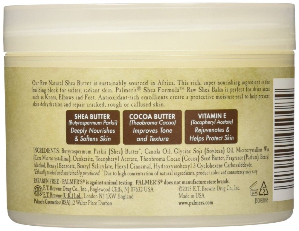 Palmer's Raw Shea Butter Formula Balm 7.25 oz (Pack of 9)