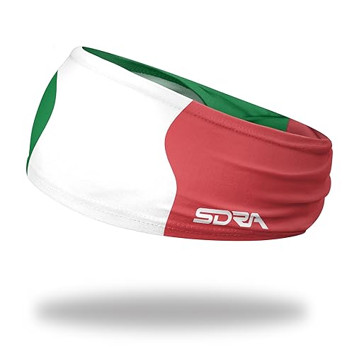 Suddora Italy Tapered Headband - for Workout, Sports, Costume and National Team Accessories