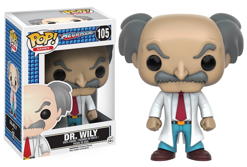Funko POP Games: Mega Man - Dr. Wily Action Figure