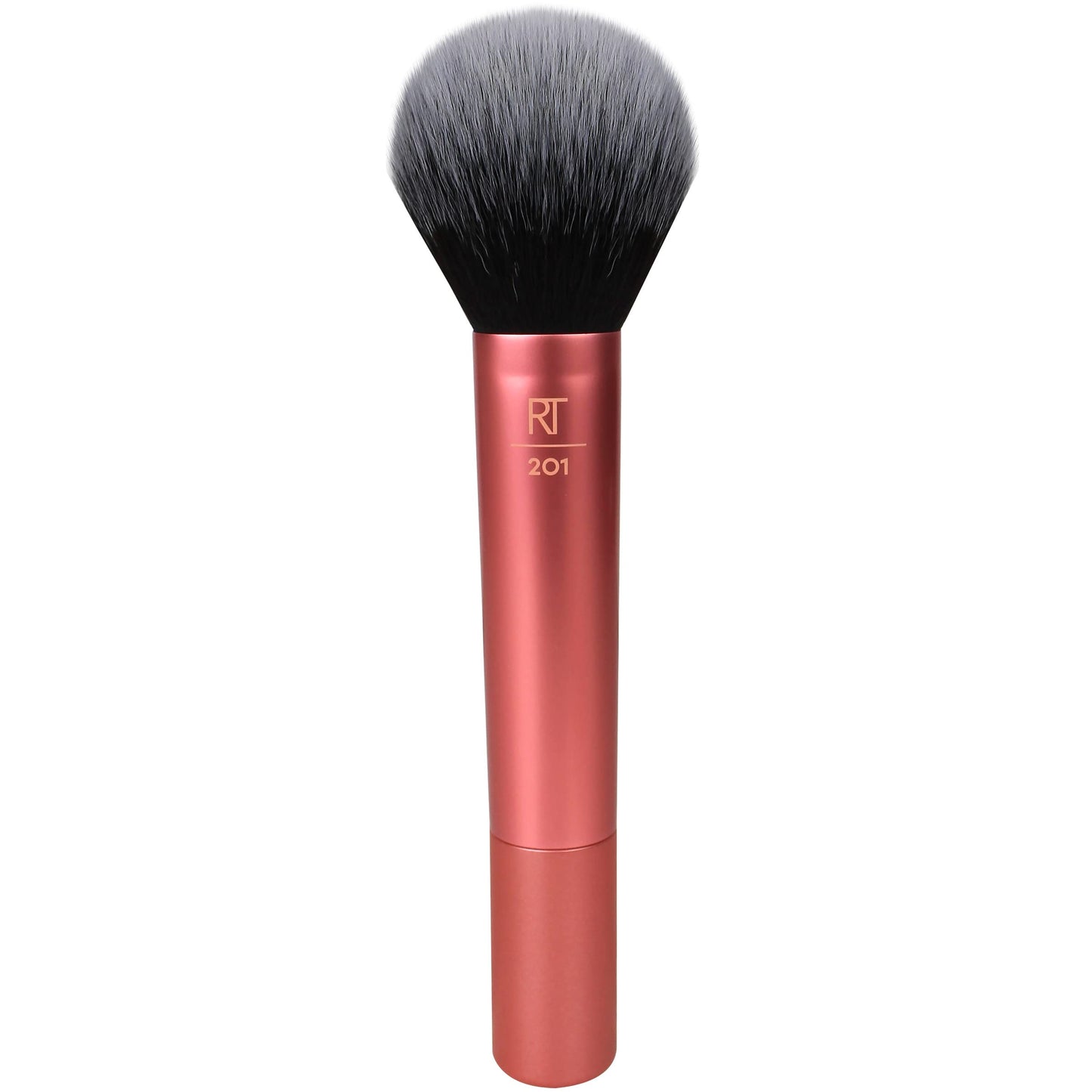 Real Techniques Powder Brush, Ultra Plush Synthetic Bristles, Aluminum Ferrules to Build Coverage, Cruelty Free, Mattified Finish, For Foundation
