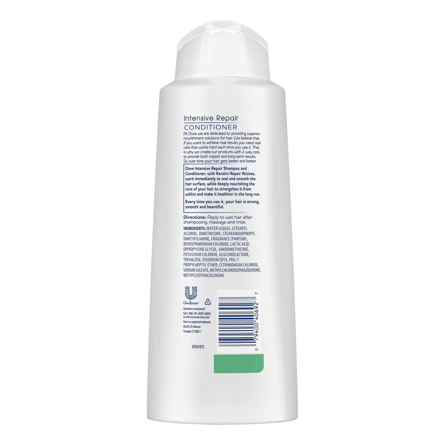 Dove Intense Damage Therapy Conditioner 20 oz (Pack of 2)