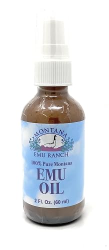 100% Pure Montana Emu Oil Montana Emu Ranch Co. 2 oz Liquid