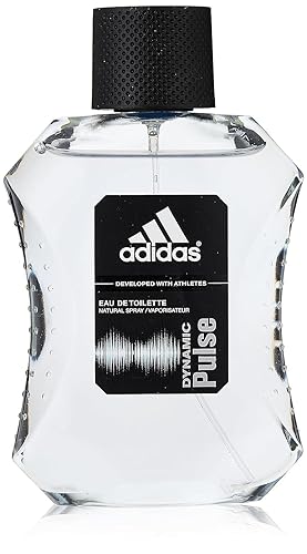 Dynamic Pulse Eau De Toilette Spray by Adidas, Developed with Athletes for Men, 3.4 Ounce