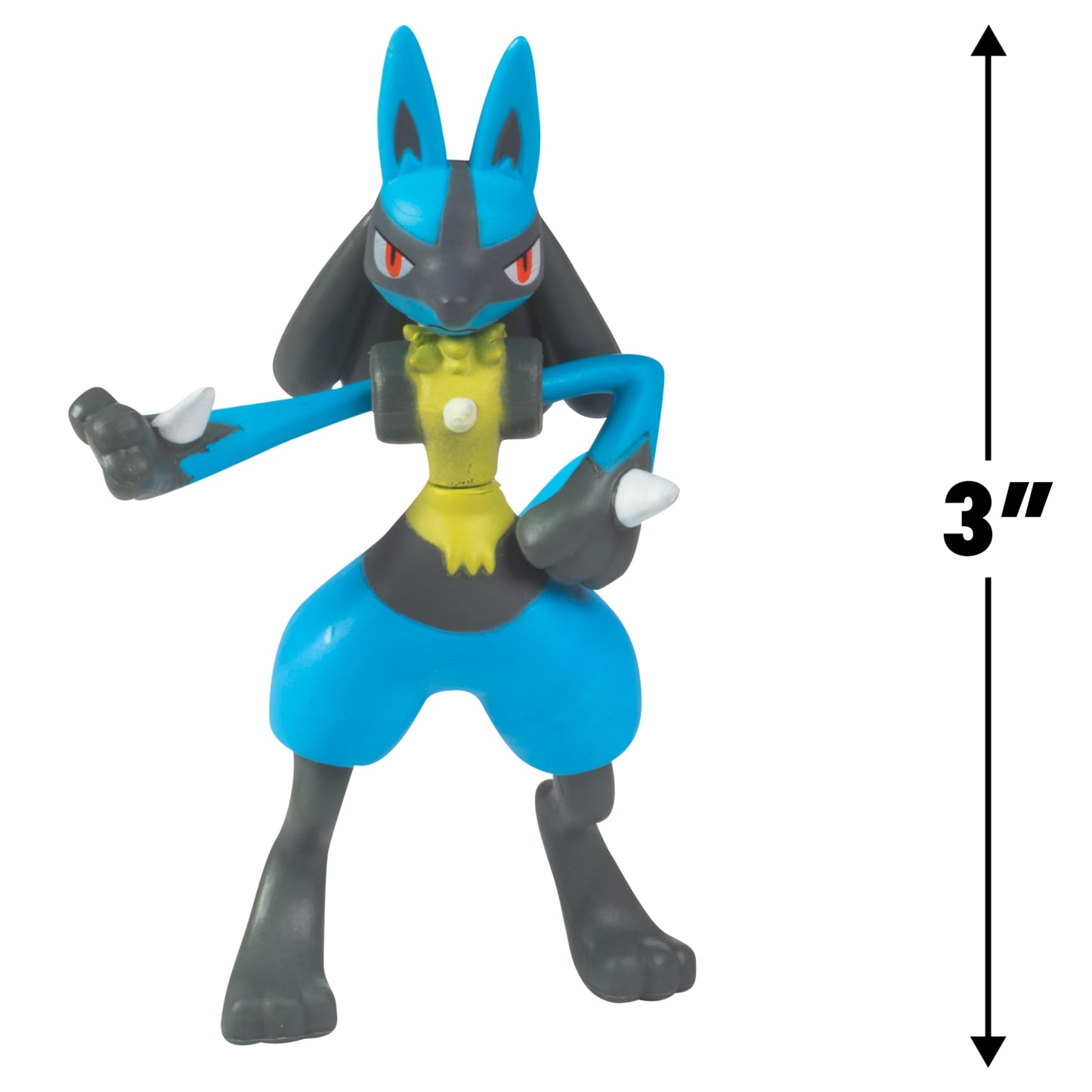 Pokemon Battle Ready! Toy Figure Set, 8 Pieces - 2" & 3" Charmander, Bulbasaur, Squirtle, Lucario, Alolan Vulpix & More - Holiday Christmas Stocking…