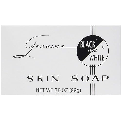 Black & White Skin Soap Bar 3.5 oz (Pack of 6) Beauty & Personal Care Blake & White