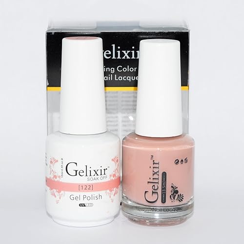 Gel Nail Polish Duo - Brown Cream by GELIXIR