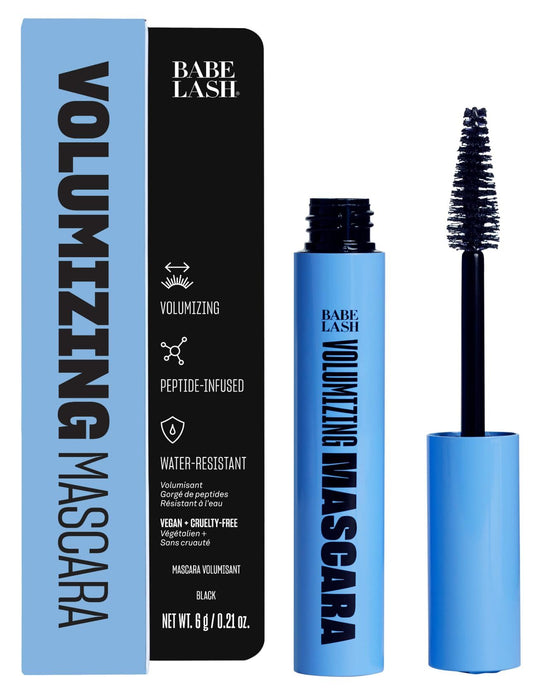 Babe Original Babe Lash Mascara - Smudge Proof, Long Lasting & No Clump Formula, Buildable Volume, Water Resistant, Dramatic Black (Volumizing