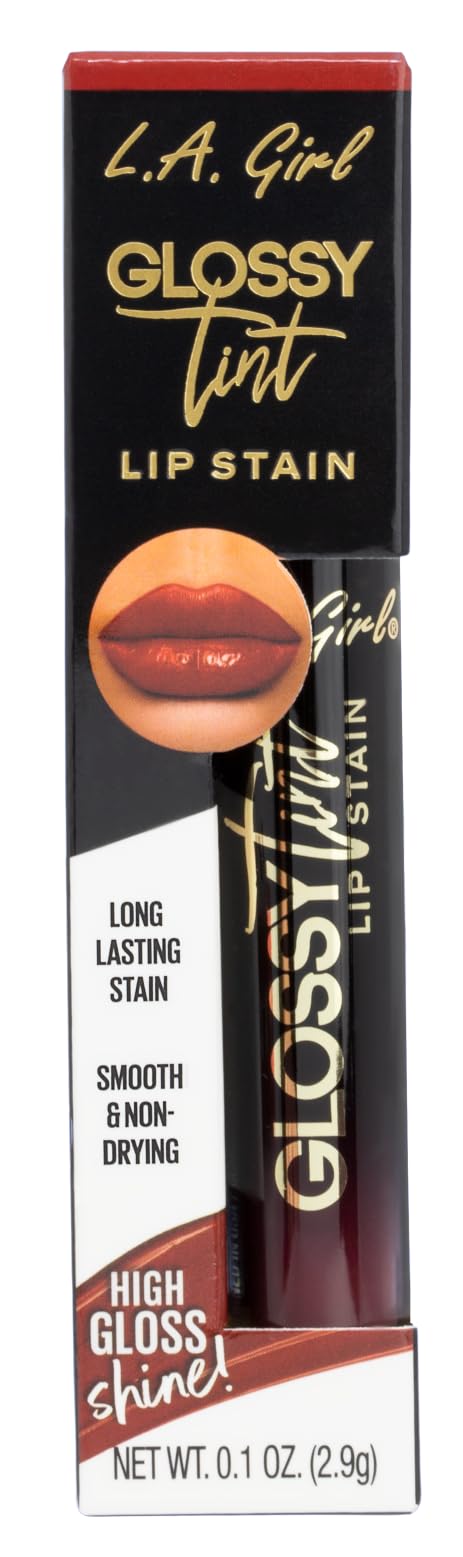 L.A. Girl Glossy Tint Lip Stain, Adored GLC705