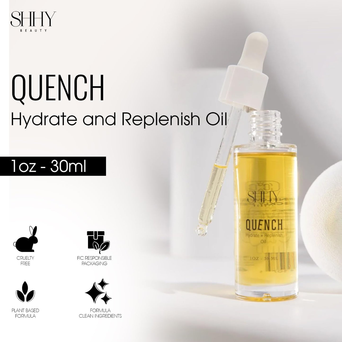 SHHY BEAUTY QUENCH Hydrate and Replenish Oil