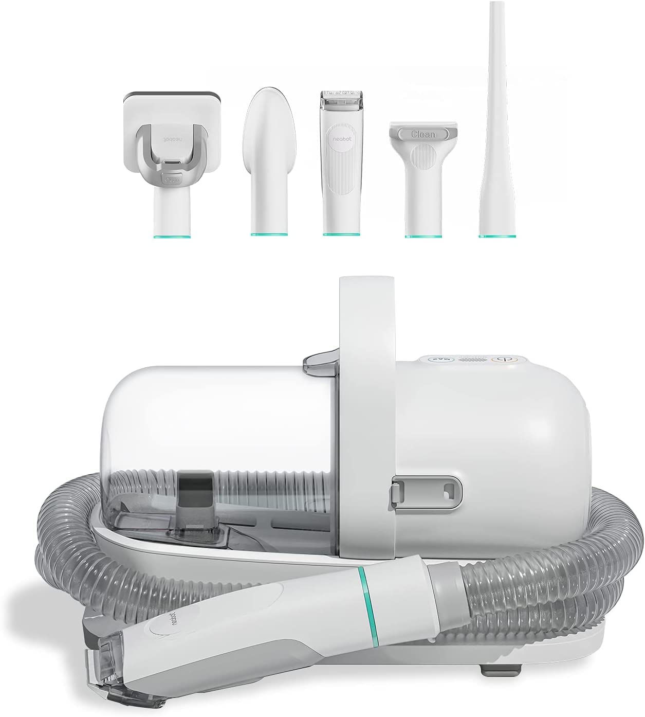neabot Neakasa P1 Pro Pet Grooming Kit & Vacuum – 99% Hair Suction, Professional Clippers with 5 Grooming Tools for Dogs, Cats & Other Pets