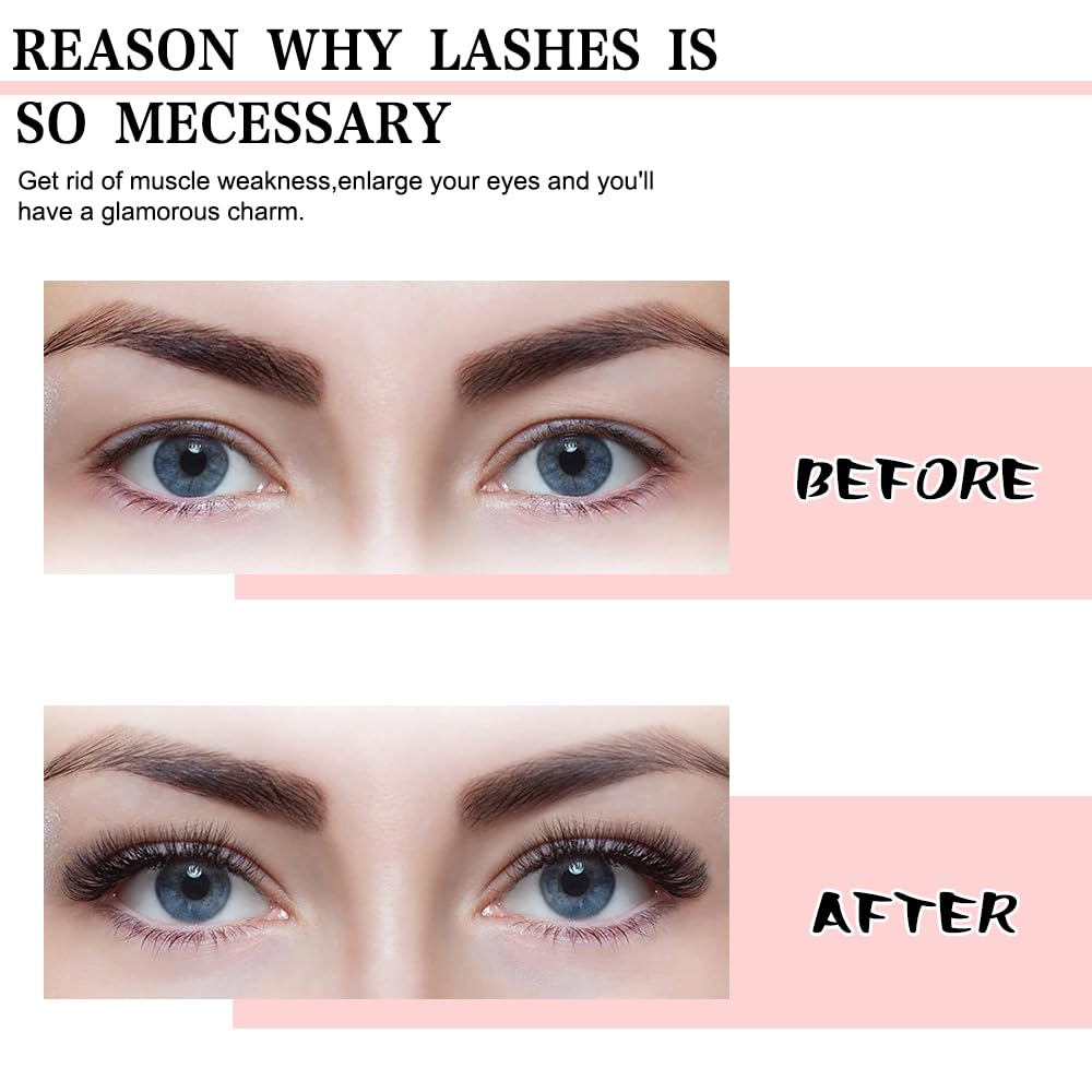 Riya Lash Clusters 12Rows 144Pcs with Strong Hold Bond Seal Lash Glue and Eyelash Extenisons Kit, and Applicator Clusters Lashes Kit 8-16MM D Curl