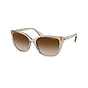 Ralph Lauren RA5274 580213 56MM Shiny Transparent Brown/Gradient Brown Cateye Sunglasses for Women +BUNDLE with ACCESSORY EYEWEAR KIT