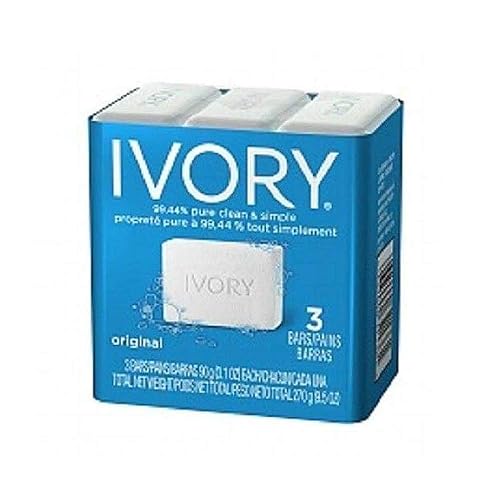Simply Ivory Bath Bar by Ivory for Unisex - 3 x 3.1 oz Soap