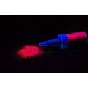 UV Blacklight Reactive Cosmetic Face & Body Glitter Powder (10 Gram Jars) (UV Neon Purple)