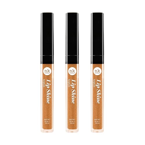 NICKA K NEW YORK Lipshine, Cosmetics, vibrant colors, bright colors, shining lips, lip shine, long lasting (AMZ257)