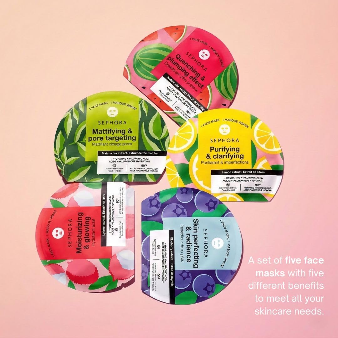 SEPHORA Collection Face Mask Magic Set - 5 Hydrating Masks