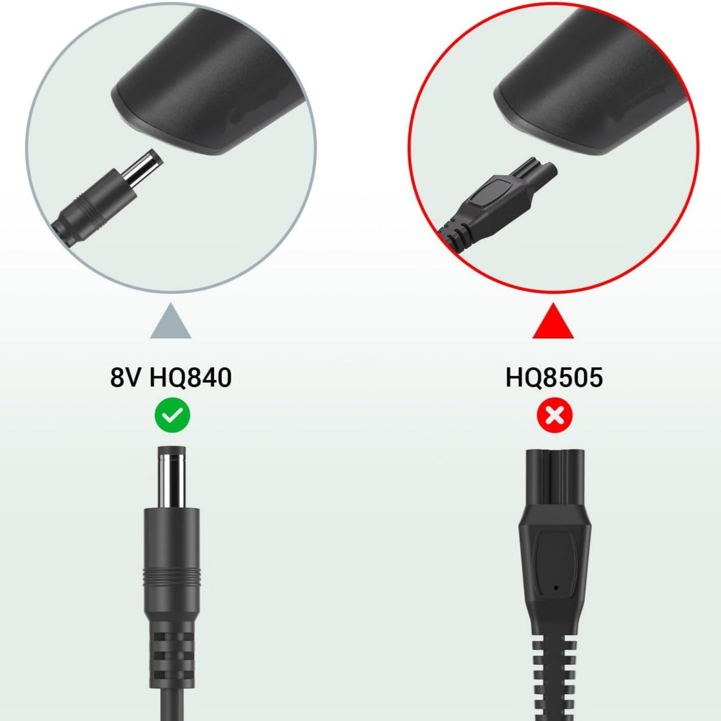 100-240V Clipper Charger with 5.5 * 2.1mm Output Fit for Norelco HQ840, 3000 Series, MG3750, MG3760 Trimmer Beauty and Personal Care CHICHIYANG