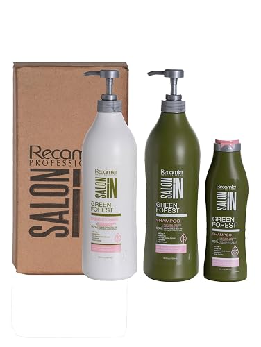 Recamier Professional Salon In Hair Care Treatment Set Repairing Shampoo and Conditioner 33.8 OZ + Shampoo 10.1oz