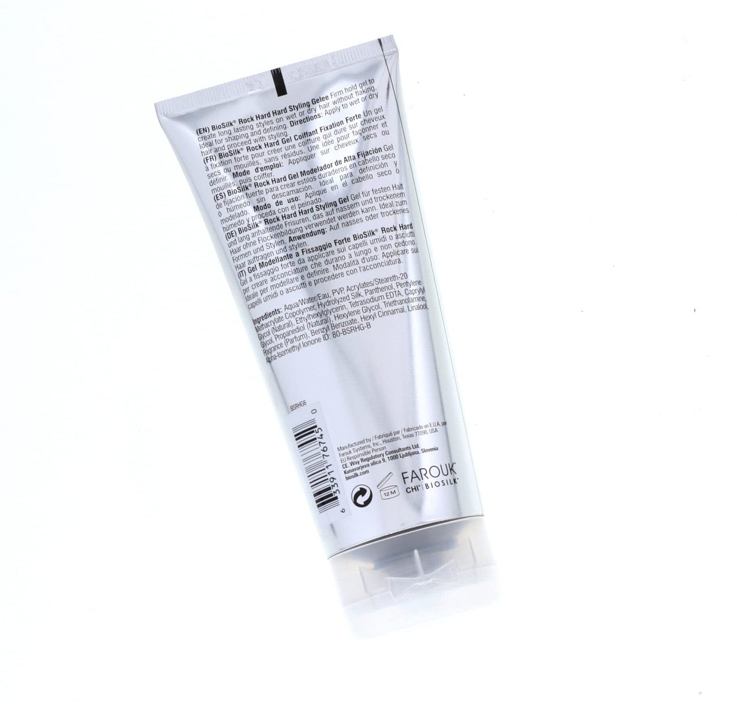 Biosilk Rock Hard Hair Styling Gelee 6 oz (Pack of 5)