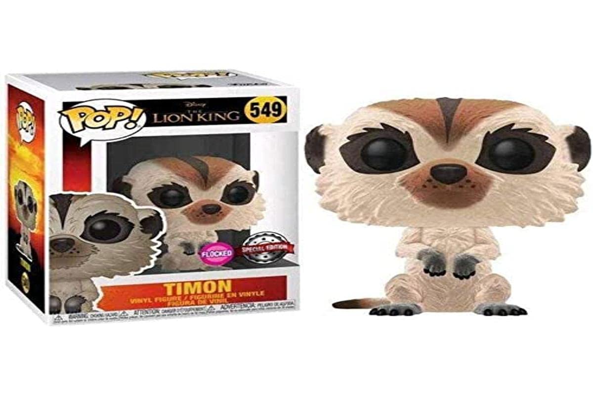 Funko POP Disney: The Lion King (Live Action) - Timon (Flocked) [B&N Exclusive]