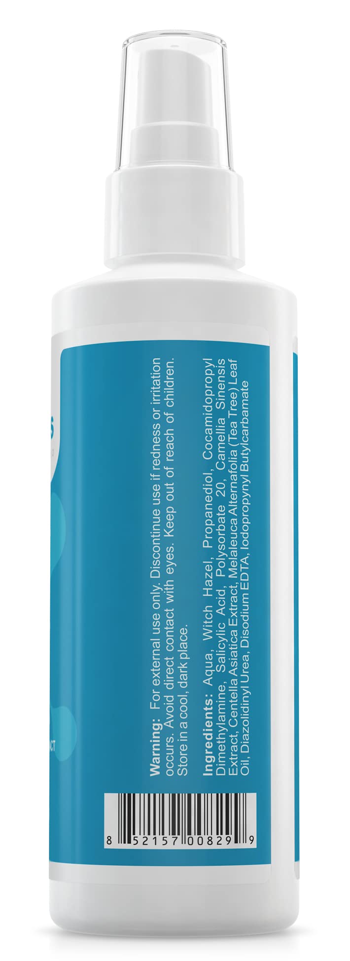 QRxLabs NEW! Body Acne Spray with 2% Salicylic Acid, Tea Tree Oil and Centella Asiatica Extract - Controls breakouts on back, arms, chest-  4 fl oz