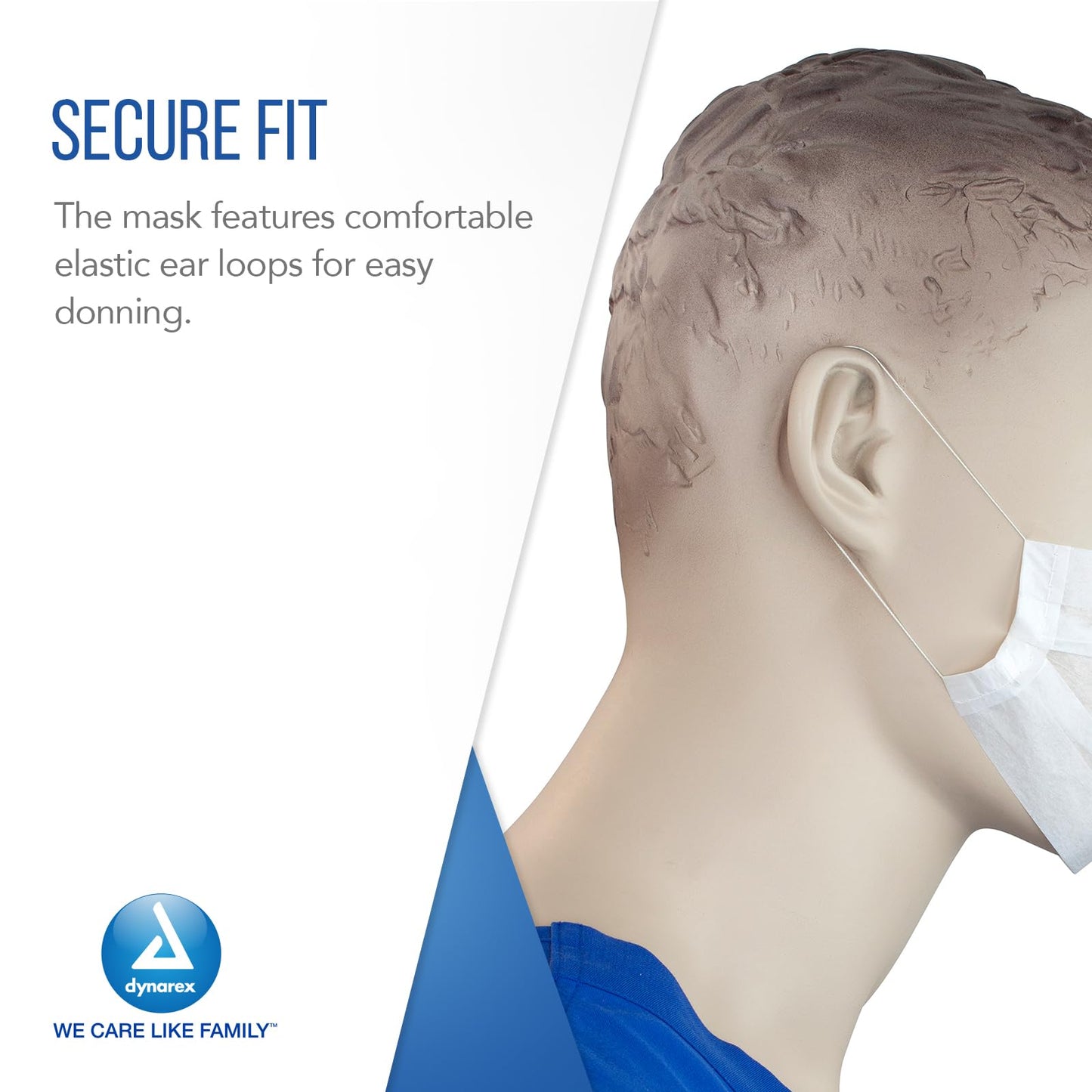 Dynarex Face Mask Paper, 10-Count (Pack of 2)
