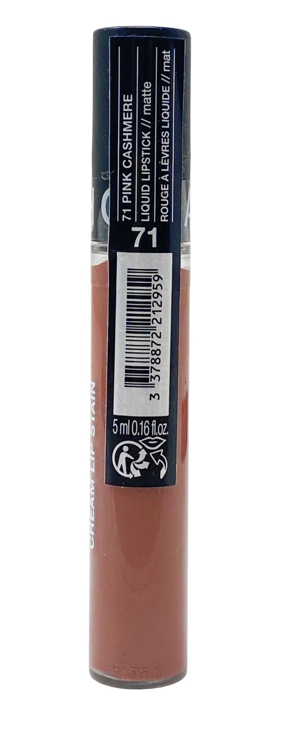 SEPHORA Collection Cream Lip Stain - 71 Pink Cashmere (matte nude pink) 0.16 oz. / 5 mL