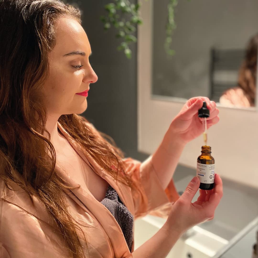 Nourishing Hair Oil -Nine natural organic oils blended with Argan Oil. Repairs Damage, Controls Frizz, Eliminates Split Ends & Smoothens Skin