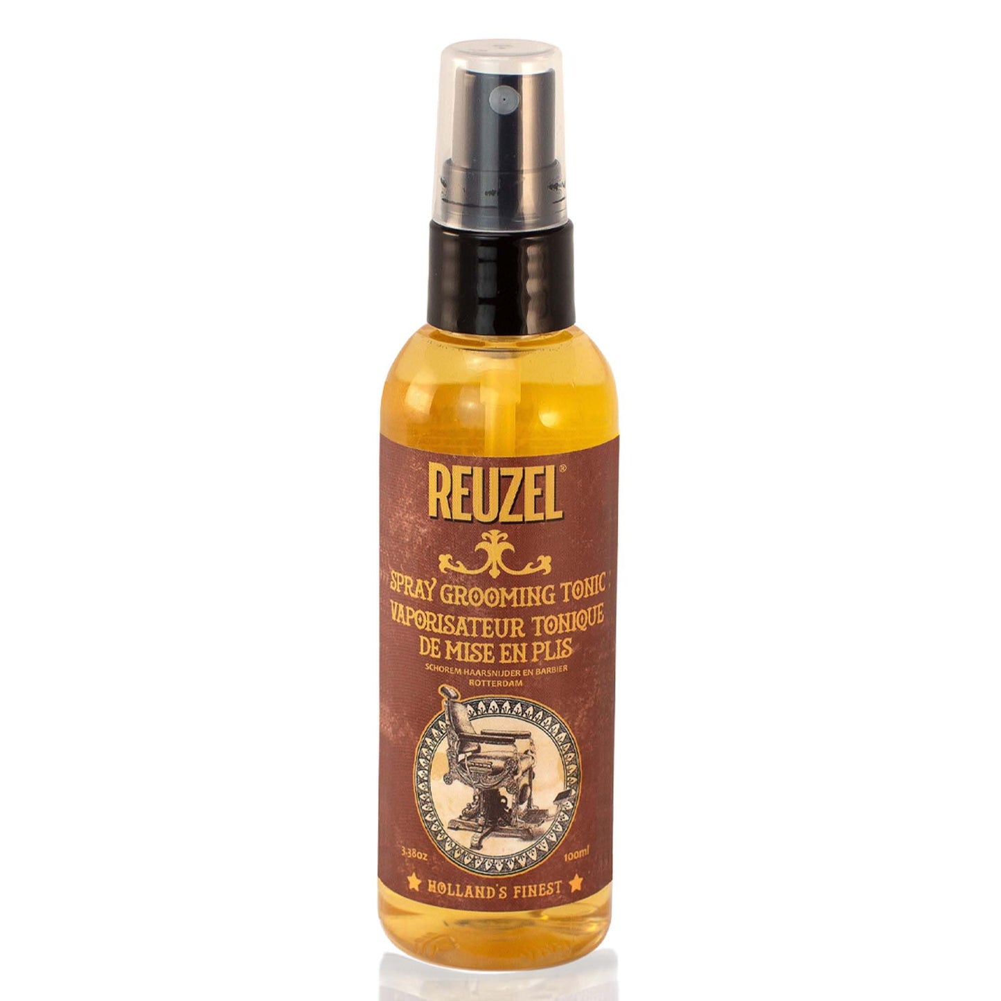 REUZEL Spray Grooming Tonic Volumizing Pre-Styler for Men, Lightweight Blow Dry Heat Protectant, Adds Volume, Lift & Texture, For Fine & Thin Hair